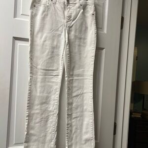 Style & Co. Cream Straight Leg Jeans